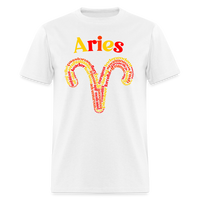 Thumbnail for Men's Power Words Aries Classic T-Shirt - white