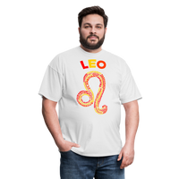 Thumbnail for Men's Power Words Leo Classic T-Shirt - white
