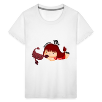 Thumbnail for Kids' Astro Girl Scorpio Premium T-Shirt - white