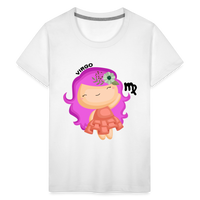 Thumbnail for Kids' Astro Girl Virgo Premium T-Shirt - white