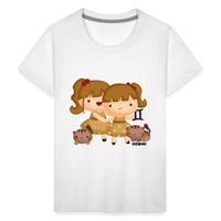 Thumbnail for Kids' Astro Girl Gemini Premium T-Shirt - white