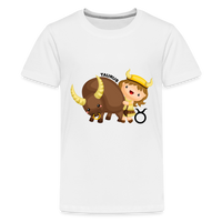 Thumbnail for Kids' Astro Girl Taurus Premium T-Shirt - white