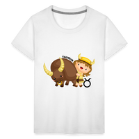 Thumbnail for Kids' Astro Girl Taurus Premium T-Shirt - white