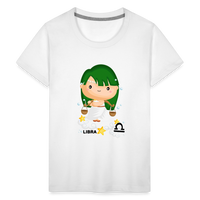 Thumbnail for Kids' Astro Girl Libra Premium T-Shirt - white