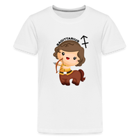 Thumbnail for Kids' Astro Girl Sagittarius Premium T-Shirt - white