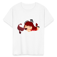 Thumbnail for Kids' Astro Girl Scorpio T-Shirt - white