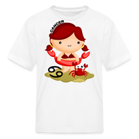 Thumbnail for Kids' Astro Girl Cancer T-Shirt - white