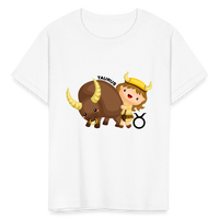 Thumbnail for Kids' Astro Girl Taurus T-Shirt - white