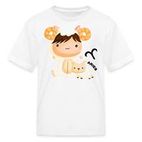 Thumbnail for Kids' Astro Girl Aries T-Shirt - white