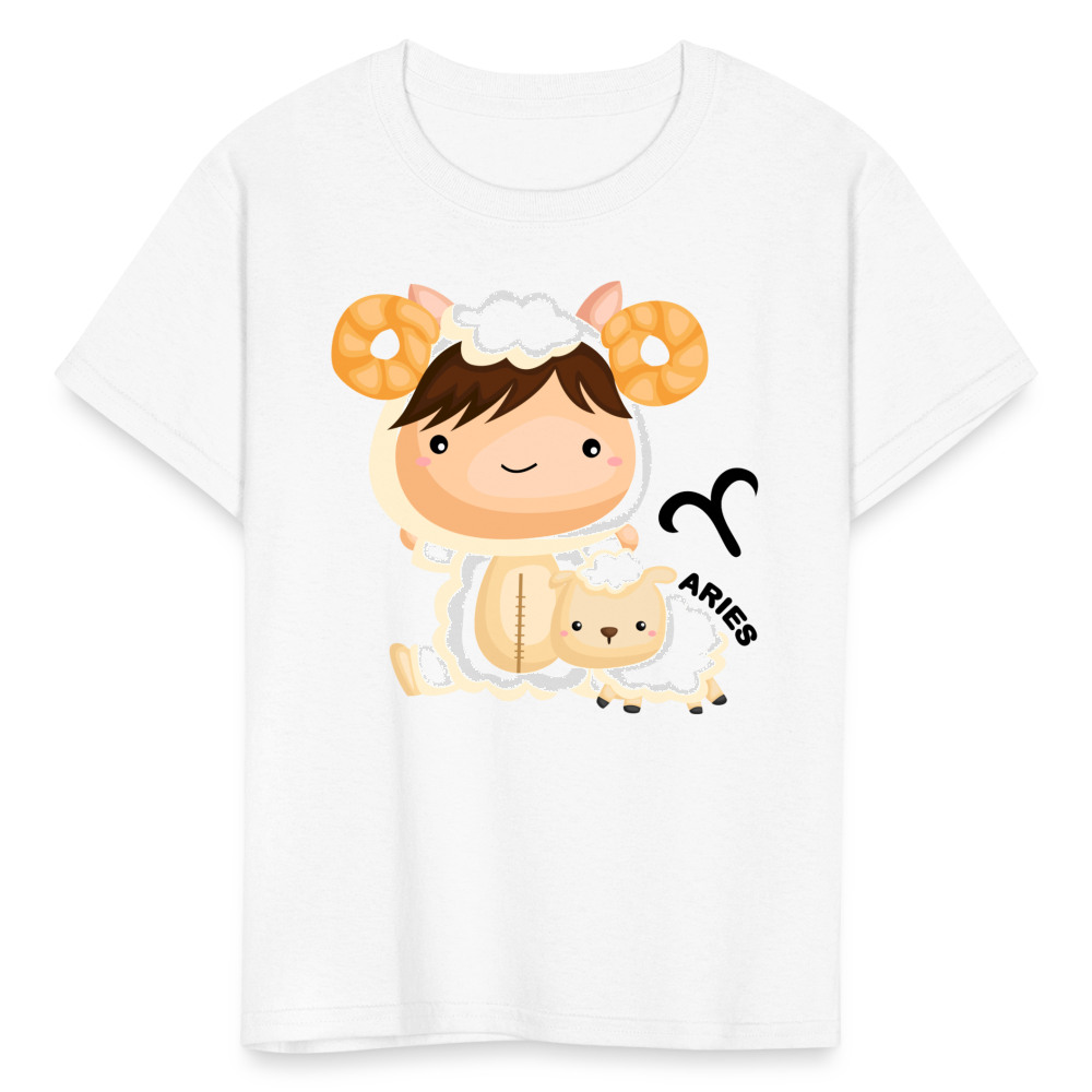 Kids' Astro Girl Aries T-Shirt - white