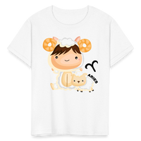 Thumbnail for Kids' Astro Girl Aries T-Shirt - white