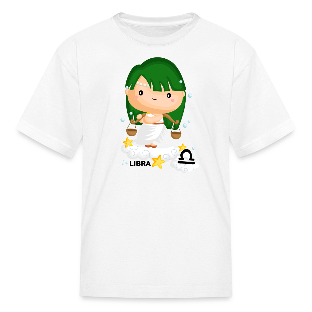 Kids' Astro Girl Libra T-Shirt - white