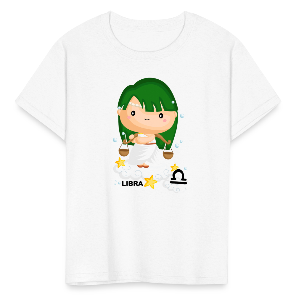 Kids' Astro Girl Libra T-Shirt - white