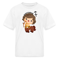 Thumbnail for Kids' Astro Girl Sagittarius T-Shirt - white