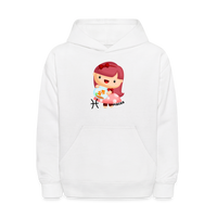 Thumbnail for Kids' Astro Girl Pisces Hoodie - white