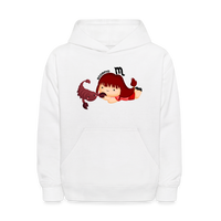 Thumbnail for Kids' Astro Girl Scorpio Hoodie - white