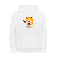 Thumbnail for Kids' Astro Girl Capricorn Hoodie - white