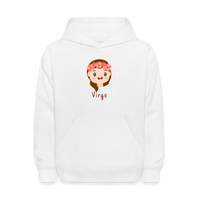 Thumbnail for Kids' Astro Toon Virgo Hoodie - white