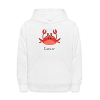 Thumbnail for Kids' Astro Toon Cancer Hoodie - white