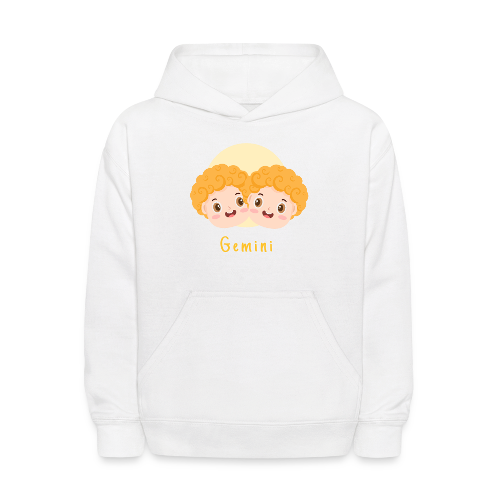 Kids' Astro Toon Gemini Hoodie - white