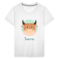 Thumbnail for Kids' Astro Toon Taurus Premium T-Shirt - white