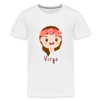 Thumbnail for Kids' Astro Toon Virgo Premium T-Shirt - white