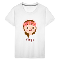 Thumbnail for Kids' Astro Toon Virgo Premium T-Shirt - white