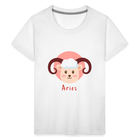 Thumbnail for Kids' Astro Toon Aries Premium T-Shirt - white