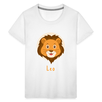 Thumbnail for Kids' Astro Toon Leo Premium T-Shirt - white