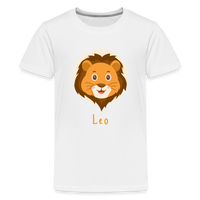 Thumbnail for Kids' Astro Toon Leo Premium T-Shirt - white