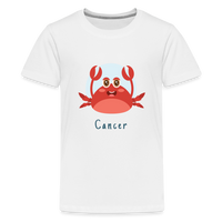 Thumbnail for Kids' Astro Toon Cancer Premium T-Shirt - white