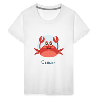 Thumbnail for Kids' Astro Toon Cancer Premium T-Shirt - white