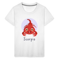 Thumbnail for Kids' Astro Toon Scorpio Premium T-Shirt - white