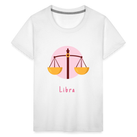 Thumbnail for Kids' Astro Toon Libra Premium T-Shirt - white