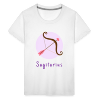 Thumbnail for Kids' Astro Toon Sagittarius Premium T-Shirt - white