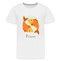 Thumbnail for Kids' Astro Toon Pisces Premium T-Shirt - white