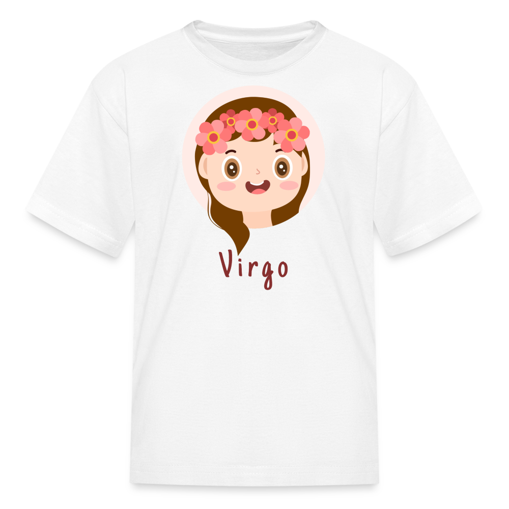 Kids' Astro Toon Virgo T-Shirt - white