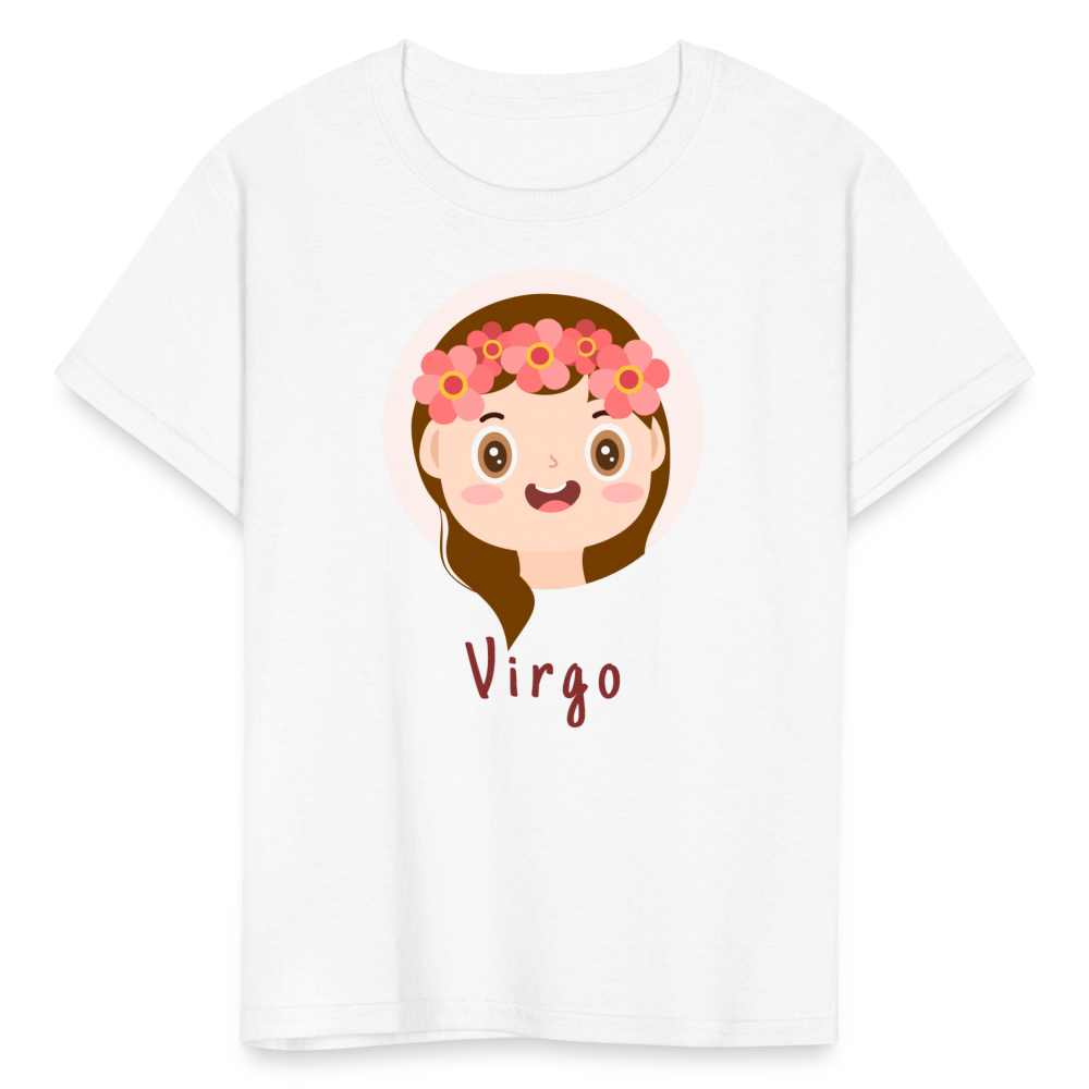 Kids' Astro Toon Virgo T-Shirt - white