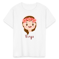 Thumbnail for Kids' Astro Toon Virgo T-Shirt - white