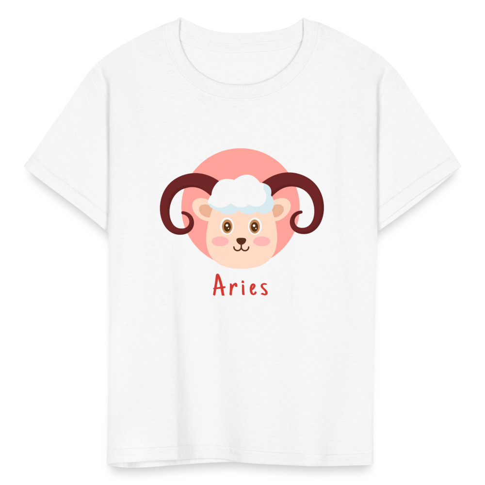 Kids' Astro Toon Aries T-Shirt - white