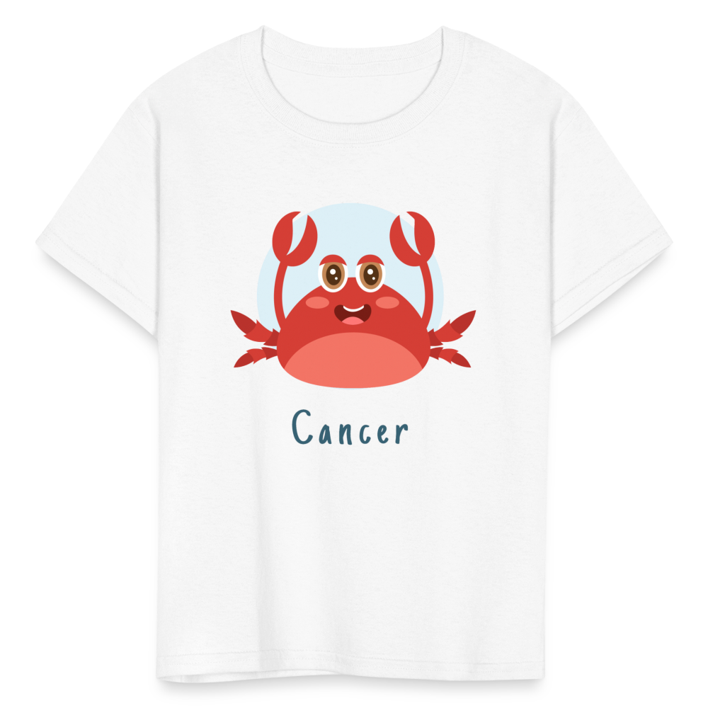 Kids' Astro Toon Cancer T-Shirt - white