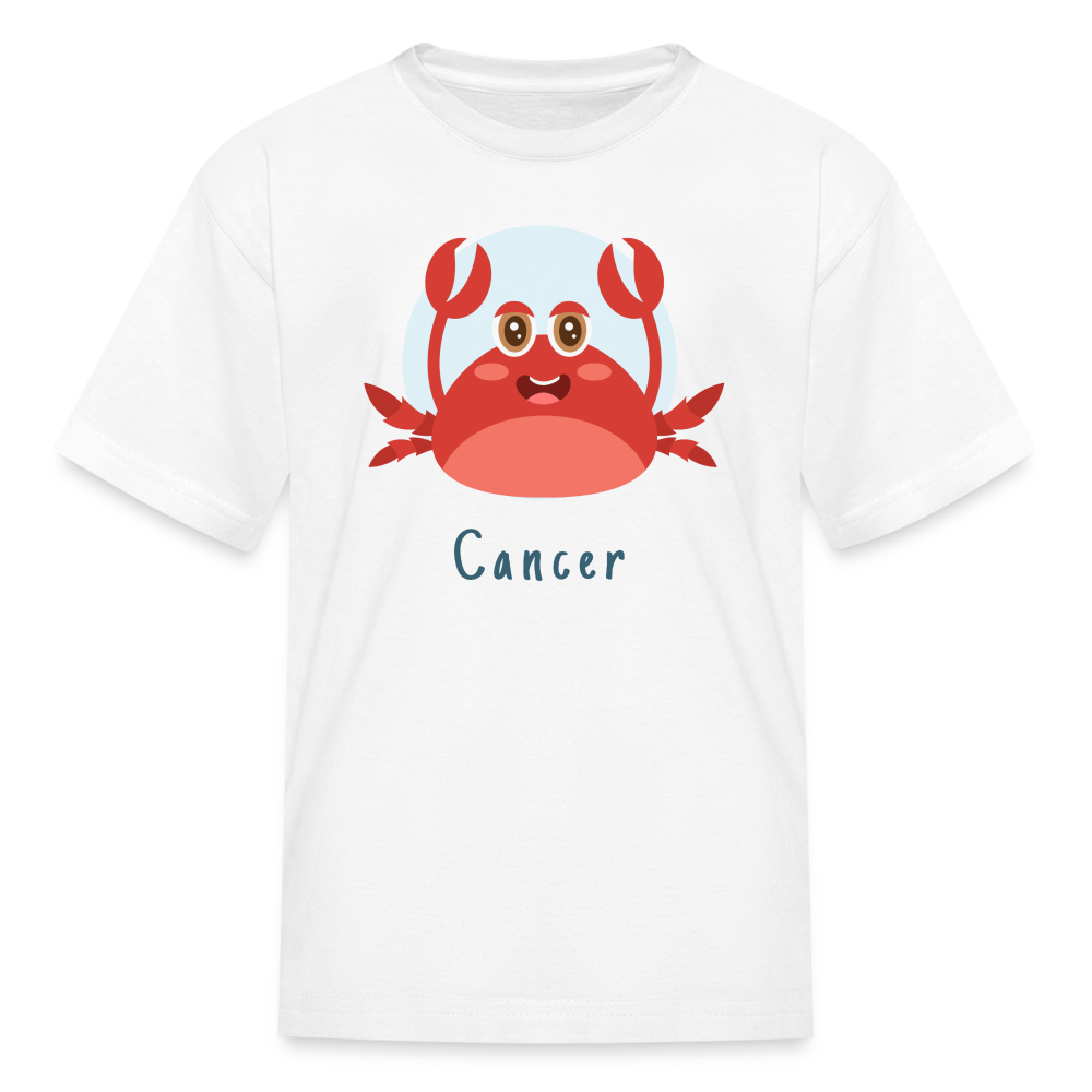 Kids' Astro Toon Cancer T-Shirt - white