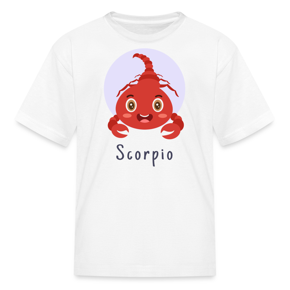 Kids' Astro Toon Scorpio T-Shirt - white