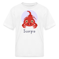 Thumbnail for Kids' Astro Toon Scorpio T-Shirt - white