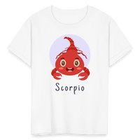 Thumbnail for Kids' Astro Toon Scorpio T-Shirt - white