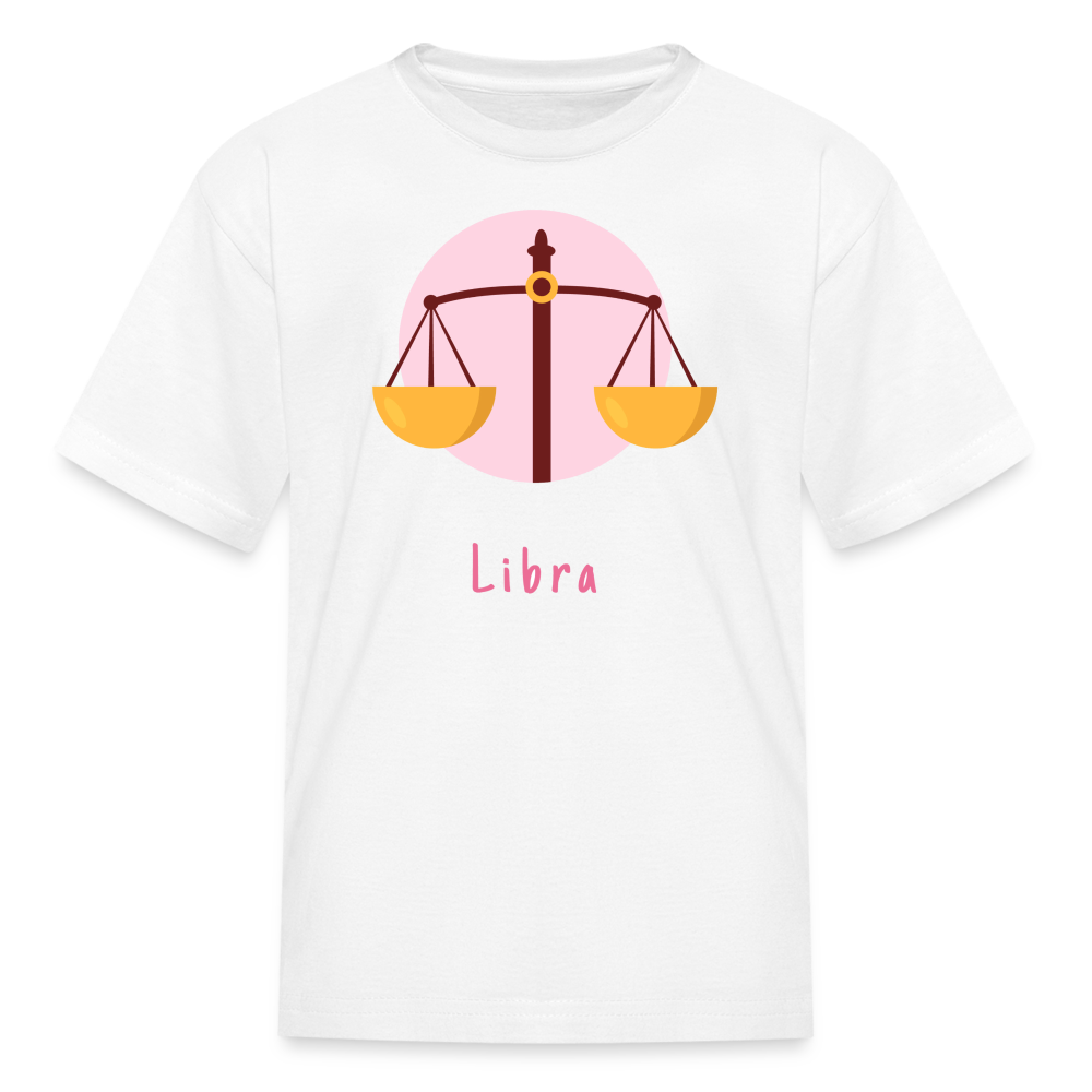 Kids' Astro Toon Libra T-Shirt - white