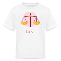 Thumbnail for Kids' Astro Toon Libra T-Shirt - white