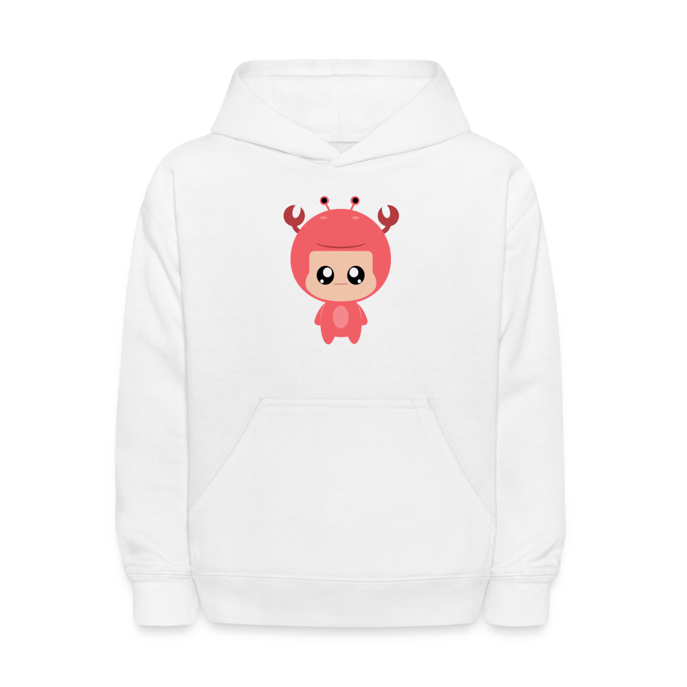 Kids' Bobbly Cancer Hoodie - white