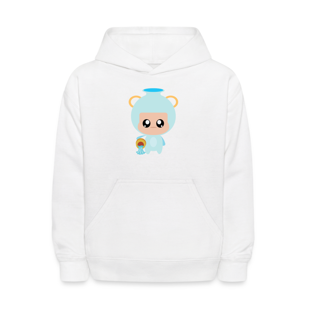 Kids' Bobbly Aquarius Hoodie - white