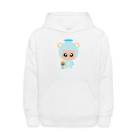 Thumbnail for Kids' Bobbly Aquarius Hoodie - white